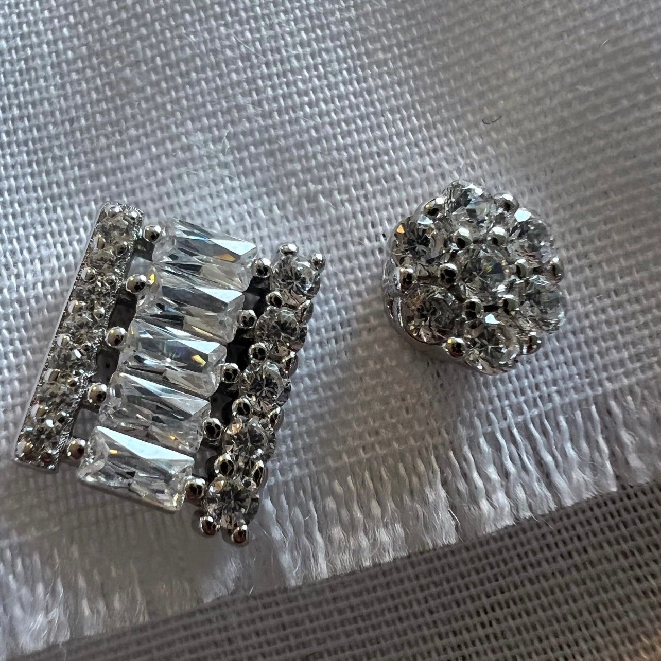 Silver Deco Studs image 0