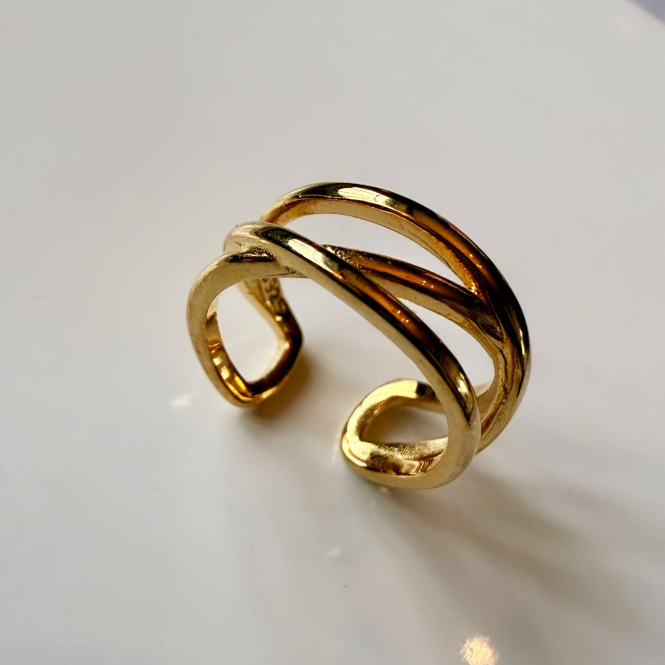 Crux 14ct Gold Plated Ear Cuff