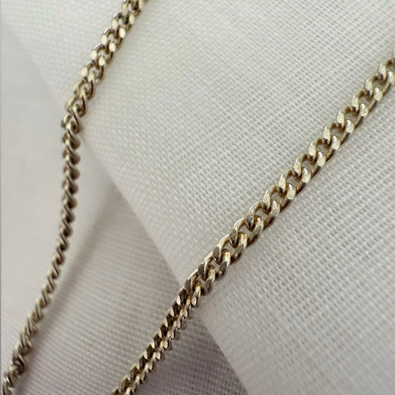 Silver necklace with gold heart door-knocker image 6