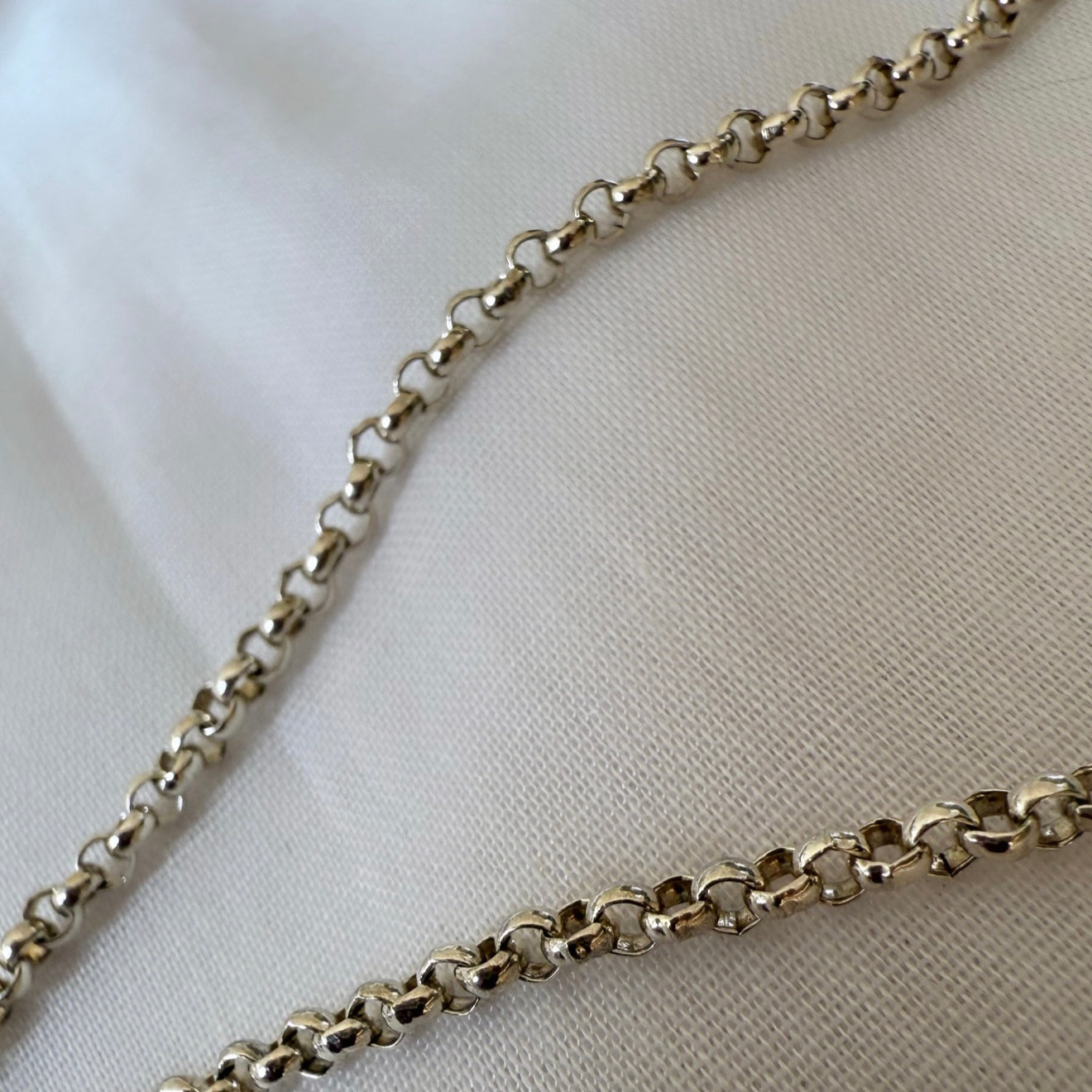 Silver necklace with Dog-clip & point pendant image 1