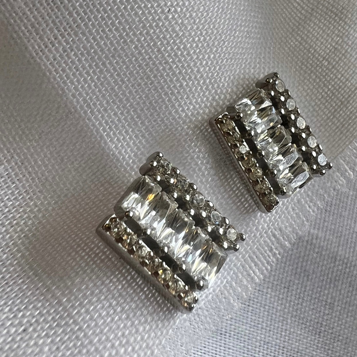 Silver Deco Studs image 1