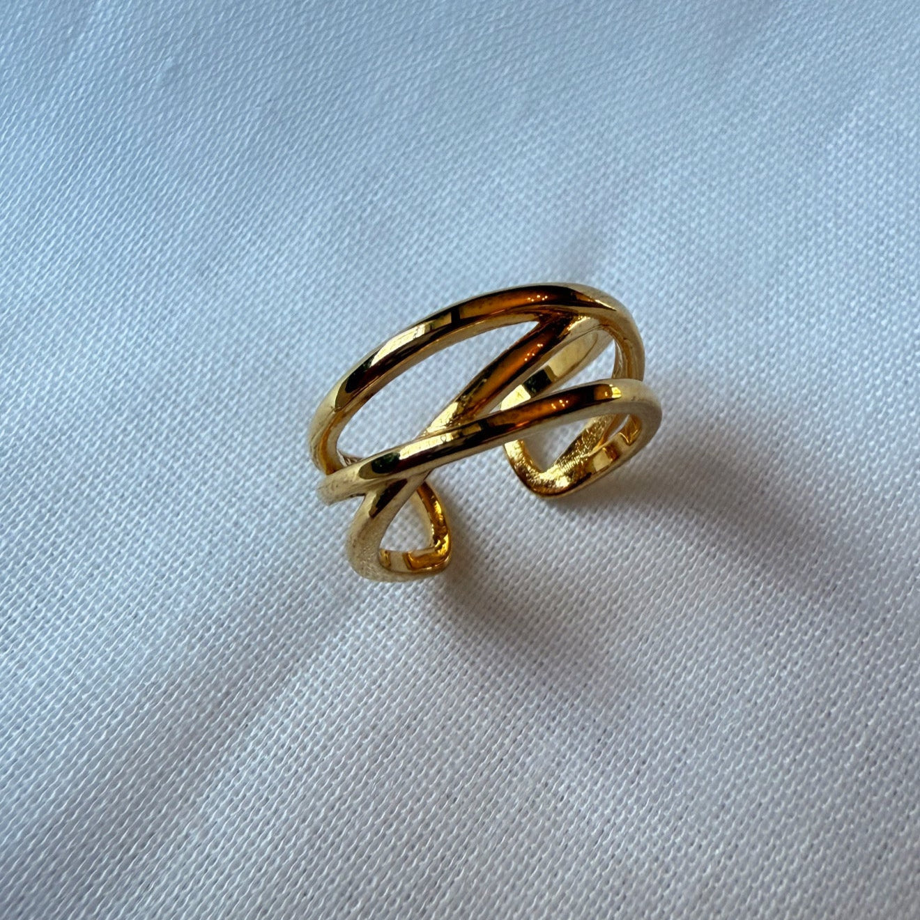 Crux 14ct Gold Plated Ear Cuff