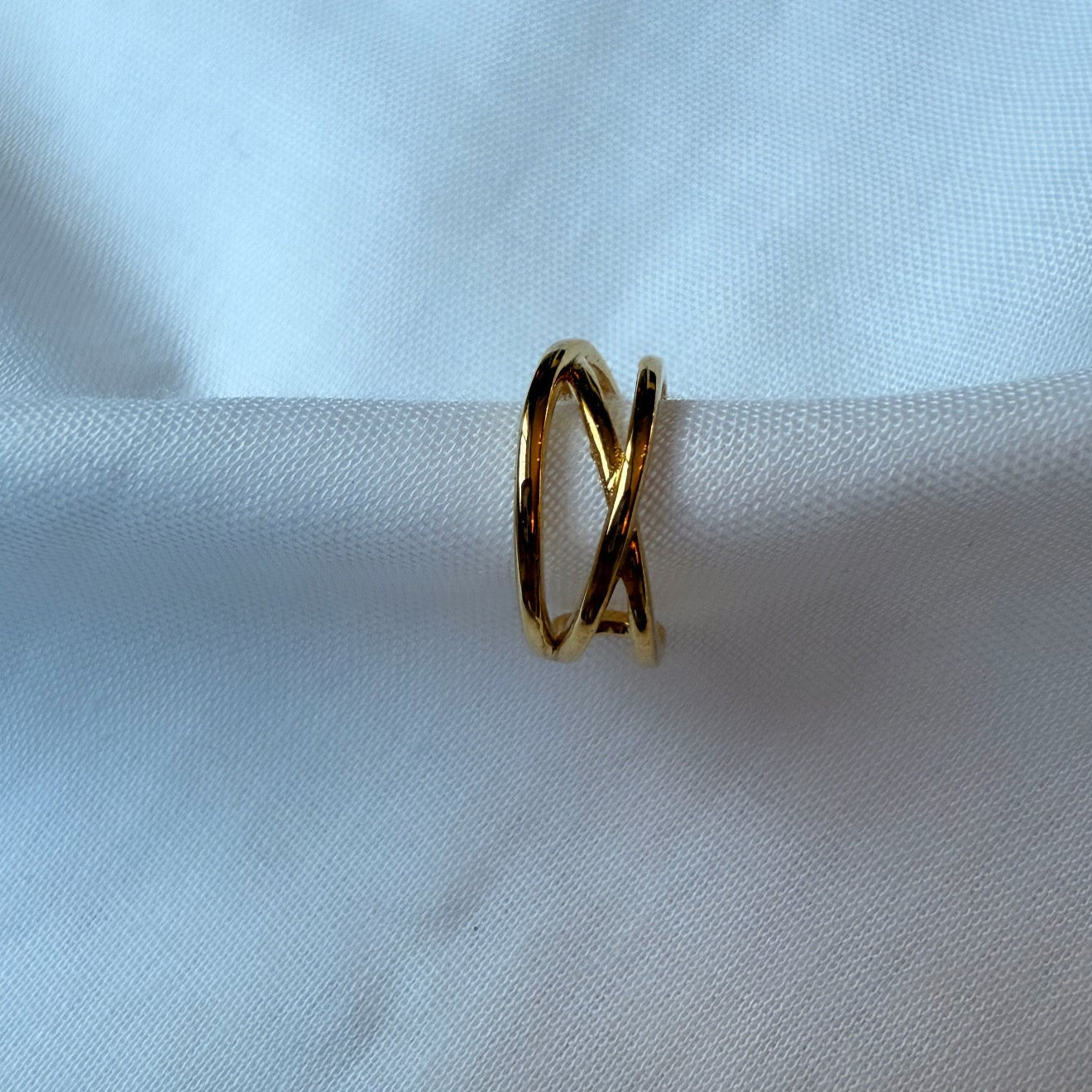 Crux 14ct Gold Plated Ear Cuff