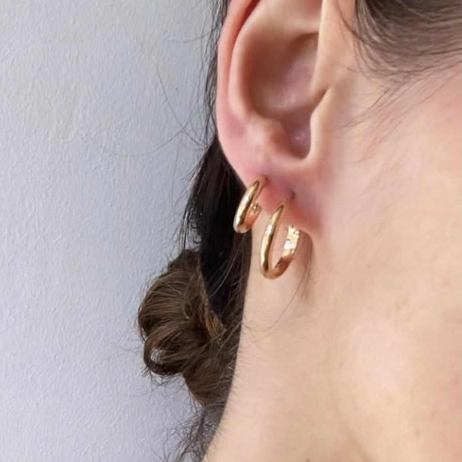 Signature small hoops image 0