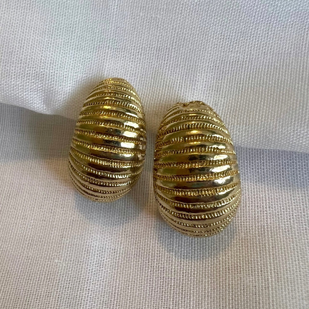 Vintage Monet Costume clip on earrings image 1