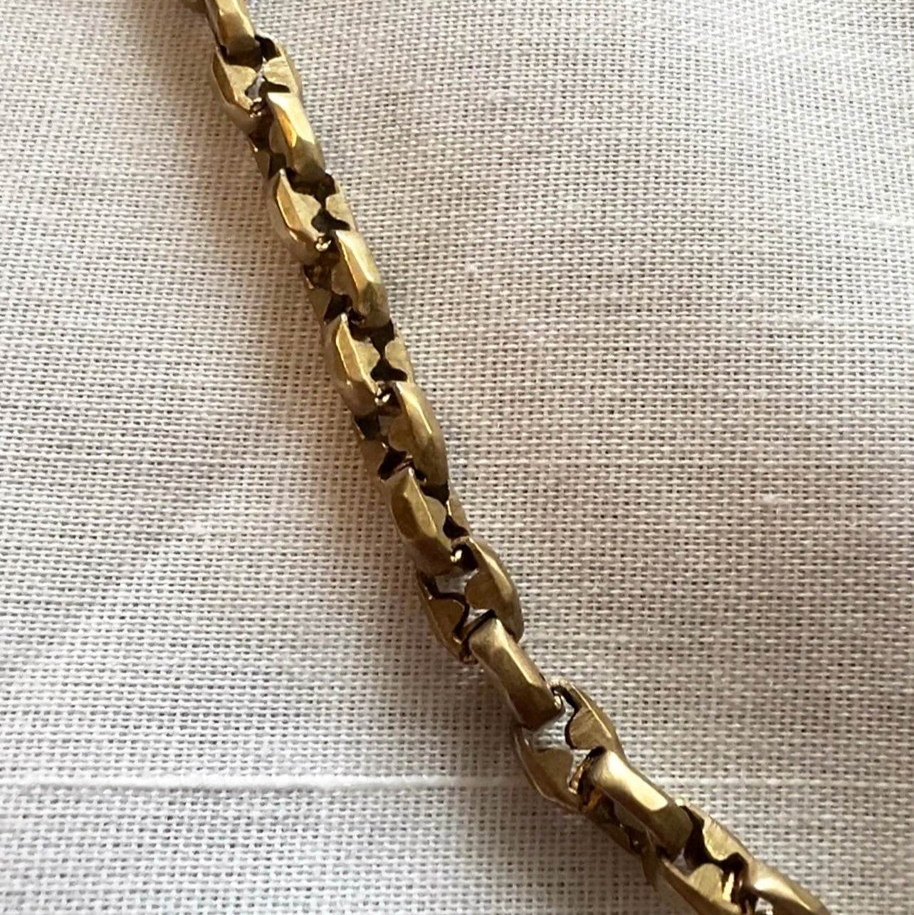 Antique Pinchbeck chain necklace image 3