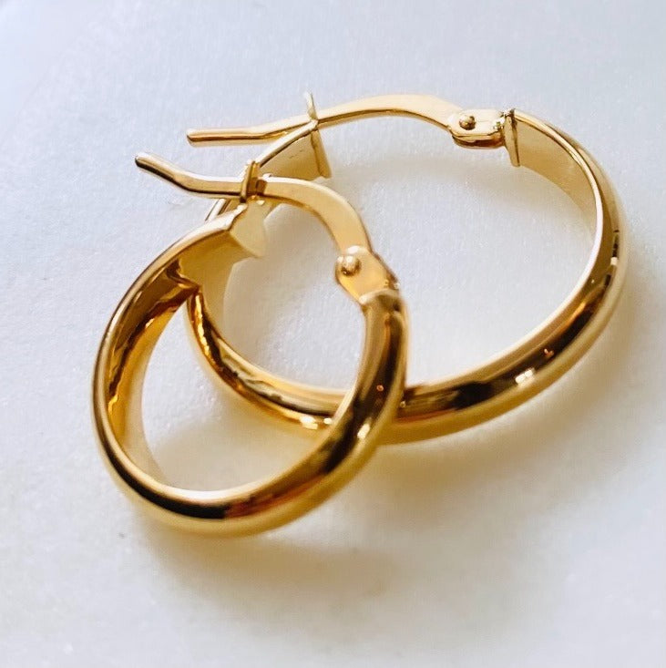 Signature large hoops image 0