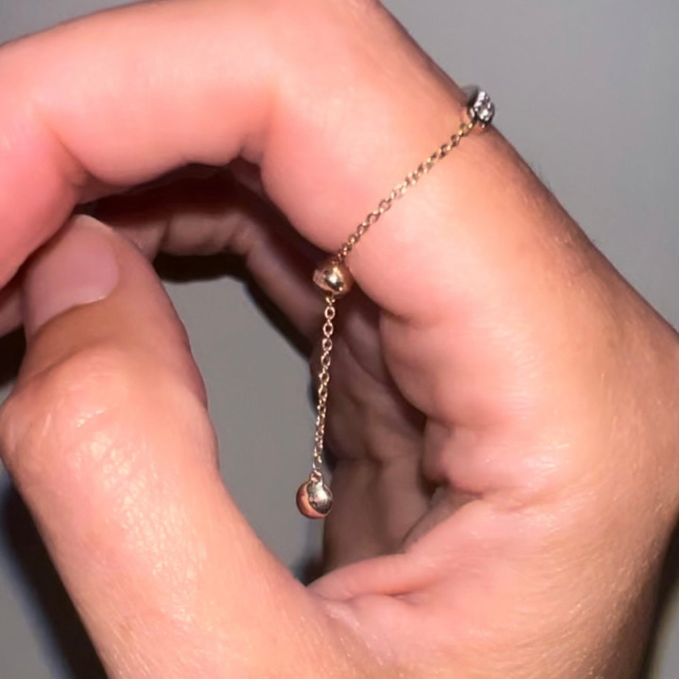 Diamond bar adjustable ring  image 0