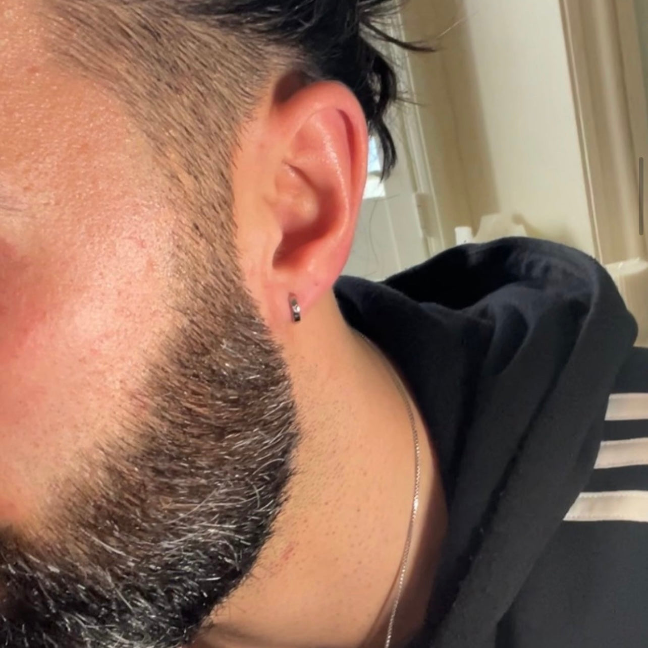 Essential mini hoops (Yellow gold) image 2