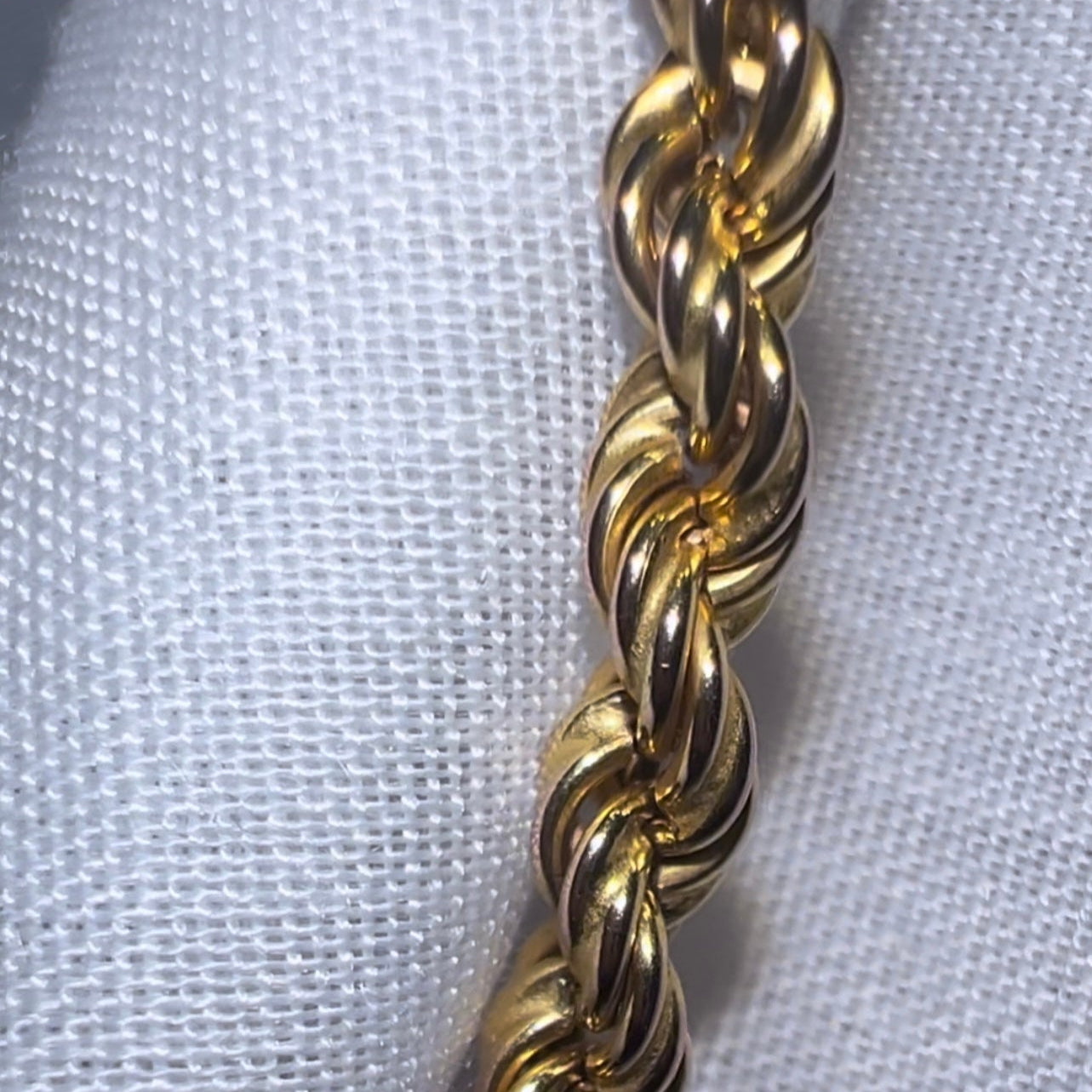 Vintage 9ct gold rope chain || image 4